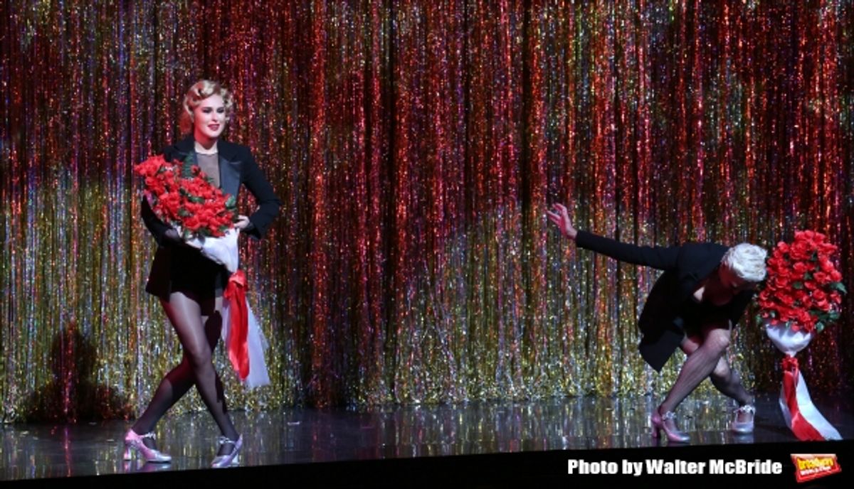 Amra-Faye Wright with Rumer Willis making her Broadway debut as Roxie Hart in ''Chicago'' at the Ambassador Theatre on September 21, 2015 in New York City. at 