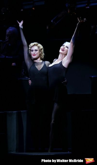 Amra-Faye Wright with Rumer Willis making her Broadway debut as Roxie Hart in ''Chica Photo