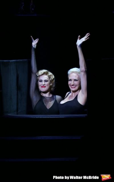 Amra-Faye Wright with Rumer Willis making her Broadway debut as Roxie Hart in ''Chica Photo