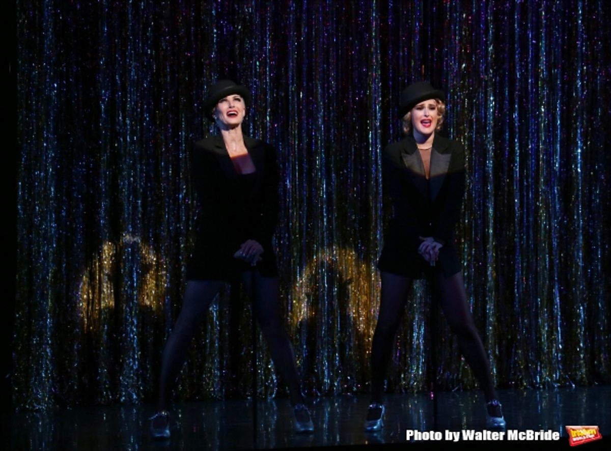 Amra-Faye Wright with Rumer Willis making her Broadway debut as Roxie Hart in ''Chicago'' at the Ambassador Theatre on September 21, 2015 in New York City. at 