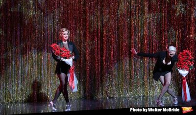 Amra-Faye Wright with Rumer Willis making her Broadway debut as Roxie Hart in ''Chica Photo