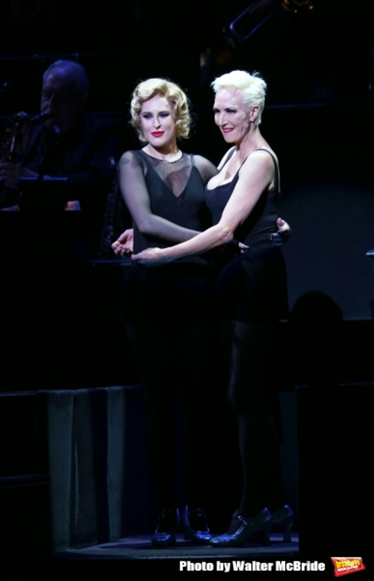Amra-Faye Wright with Rumer Willis making her Broadway debut as Roxie Hart in ''Chicago'' at the Ambassador Theatre on September 21, 2015 in New York City. at 