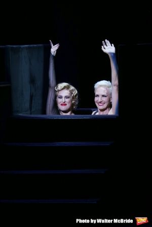 Amra-Faye Wright with Rumer Willis making her Broadway debut as Roxie Hart in ''Chicago'' at the Ambassador Theatre on September 21, 2015 in New York City. @ BroadwayWorld Amra-Faye Wright with Rumer Willis making her Broadway debut as Roxie Hart in ''Chica Photo