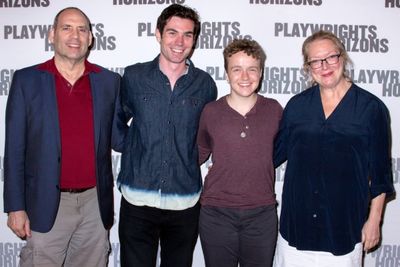 Daniel Oreskes, Cameron Scoggins, Tom Phelan, Kristine Nielsen Photo