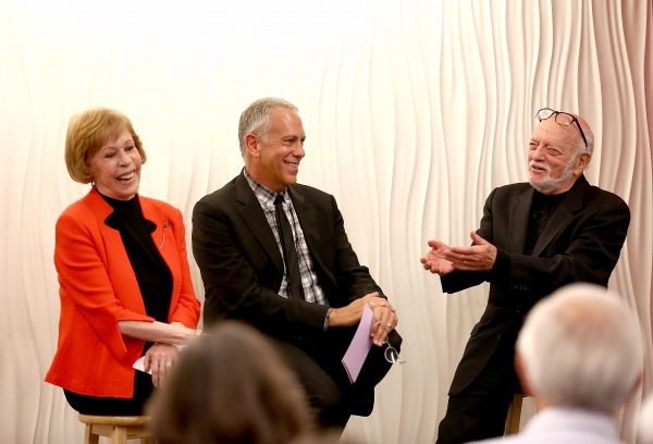 Carol Burnett, Phillip Himberg and Harold Prince Photo