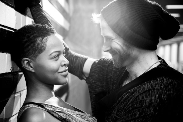 Taylor Robinson as Rosalind and Philip Fletcher as Orlando Photo