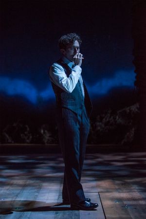 Aaron Himelstein (Caleb Trask) contemplates his actions @ BroadwayWorld Aaron Himelstein (Caleb Trask) contemplates his actions Photo