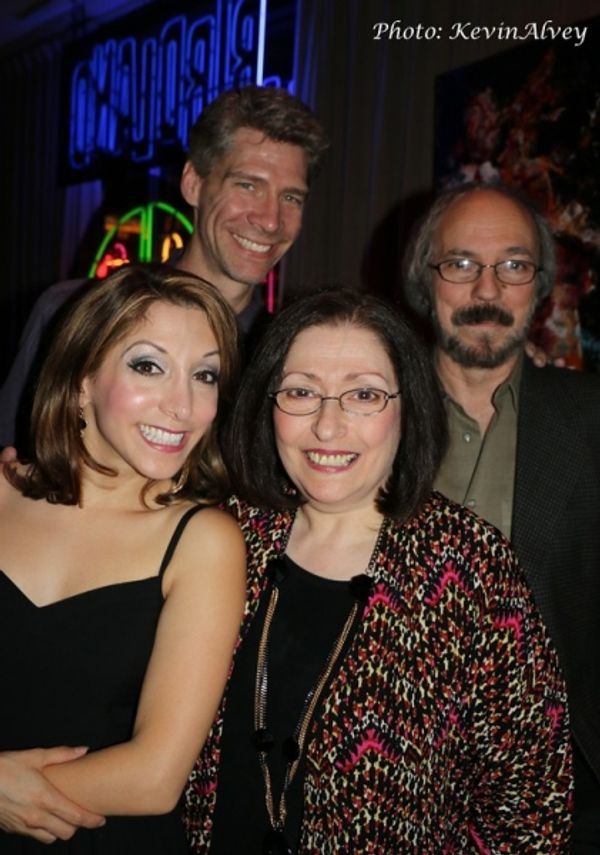 Billy Ernst, Christina Bianco and her parents Photo