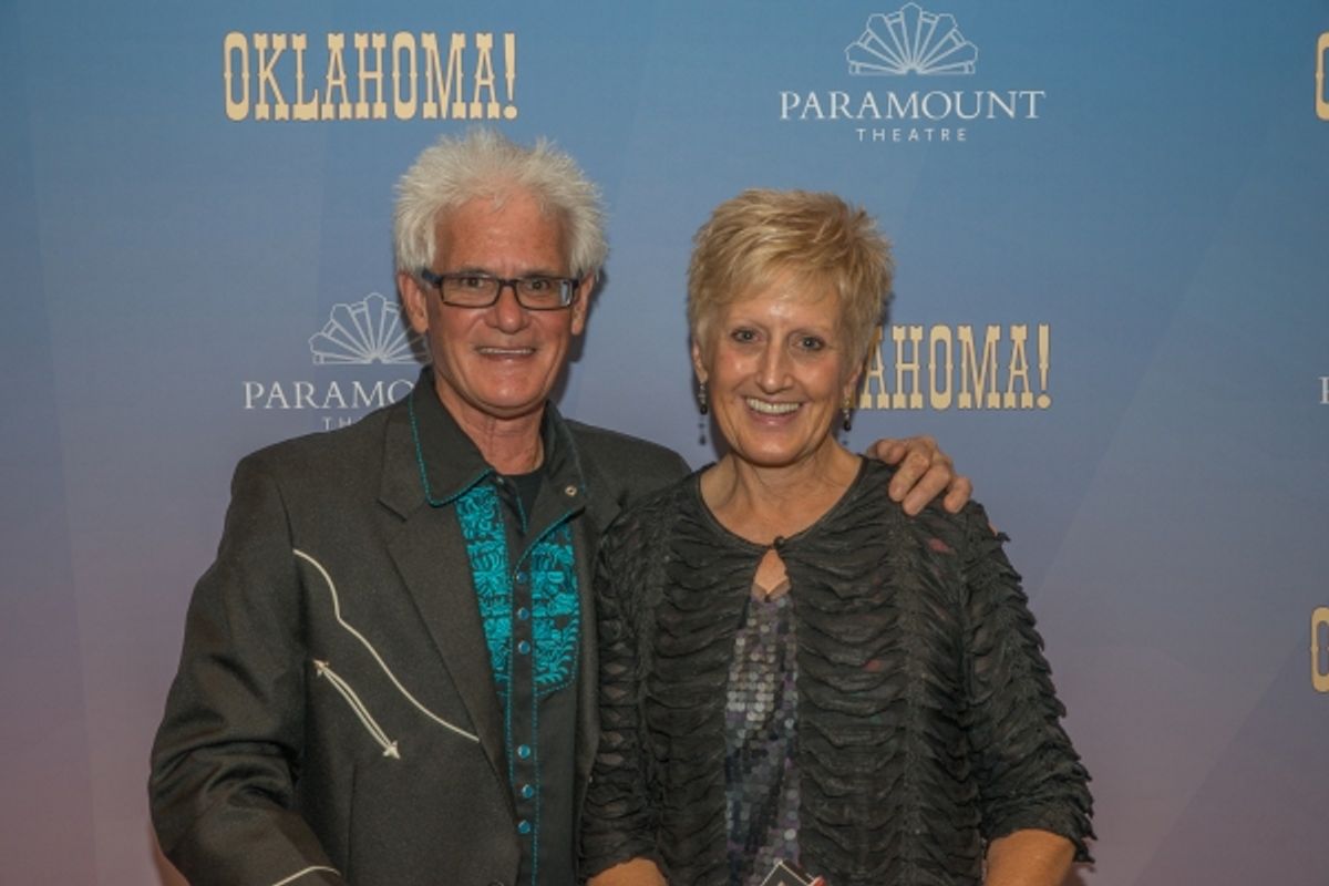 Paramount Theatre Supporters Bruce and Linda Grider at OKLAHOMA! Celebrates Opening Night at Paramount Theatre