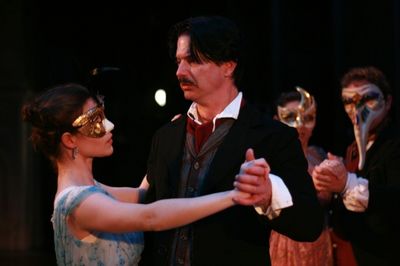 Christian Gray as ''Edgar Allan Poe'' and company Photo