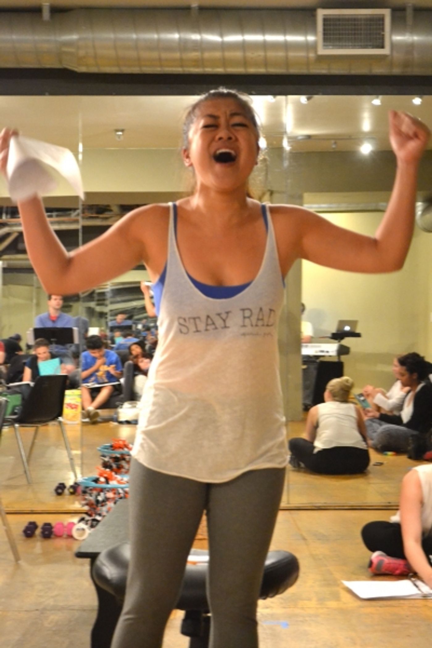 Photo Flash: In Rehearsal with the World Premiere Musical WE ARE THE TIGERS  Image