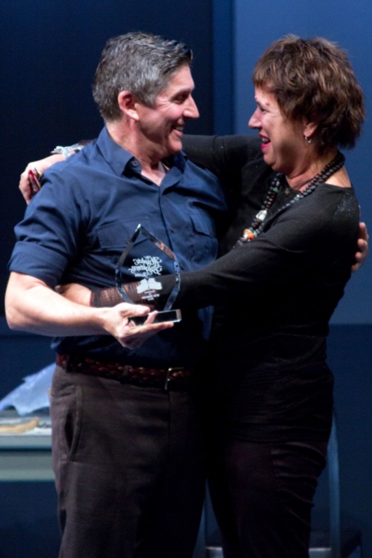 James Lecesne, Eve Ensler at 