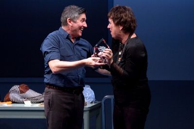 James Lecesne, Eve Ensler Photo