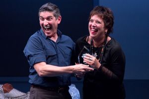 James Lecesne, Eve Ensler Photo