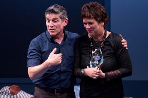 James Lecesne, Eve Ensler Photo