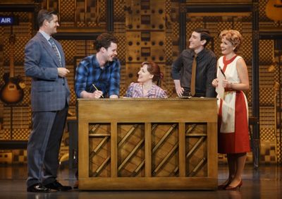 Curt Bouril, Liam Tobin, Abby Mueller, Ben Fankhauser, Becky Gulsvig  Photo