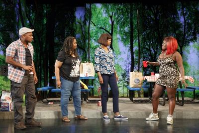 Marc Damon Johnson, Benja Kay Thomas, Kim Wayans, and Heather Alicia Simms Photo