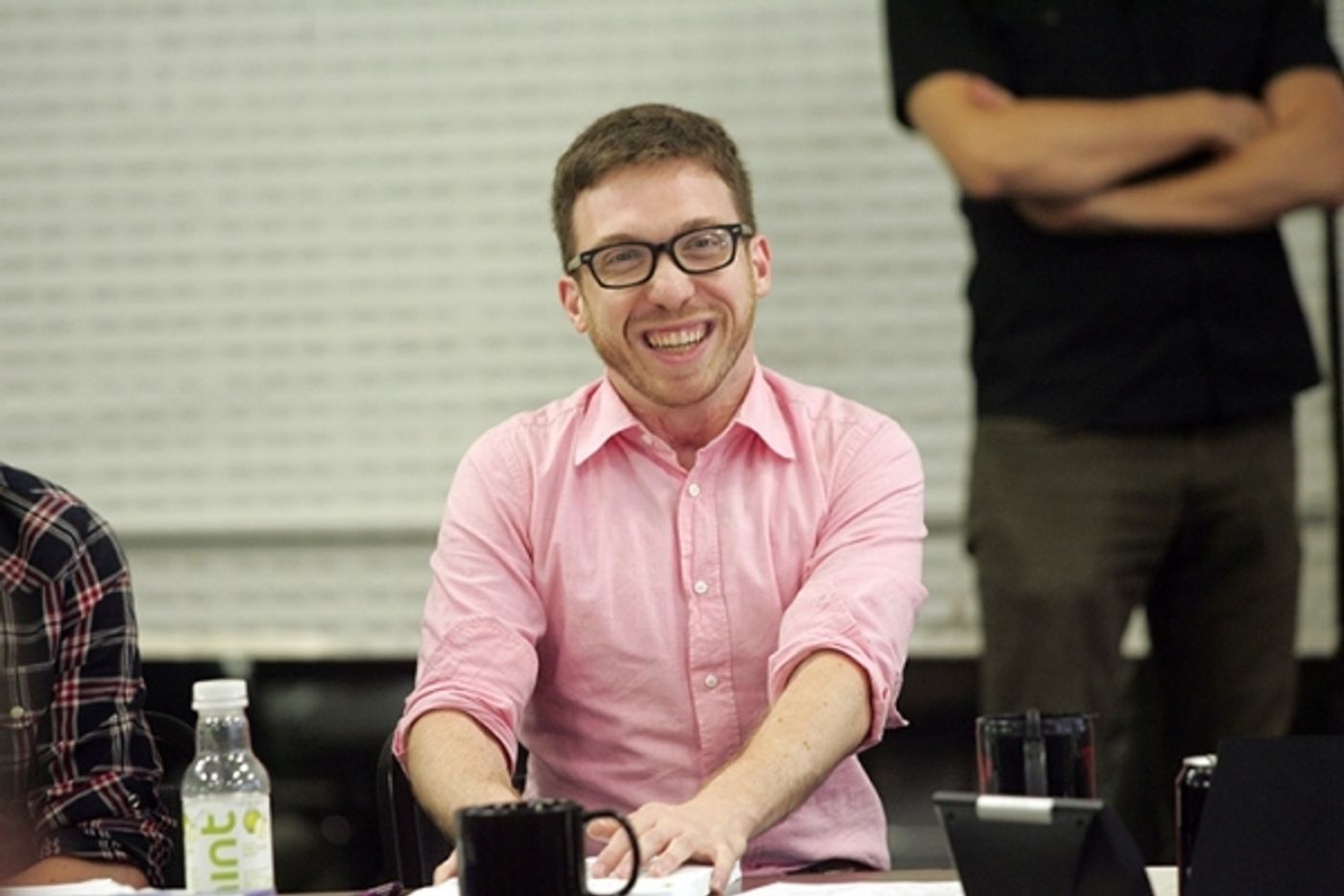 Photo Flash: First Read-Through of Goodspeed's IT'S A WONDERFUL LIFE - Duke Lafoon, Ed Dixon, Josh Franklin, Kirsten Scott and More!  Image