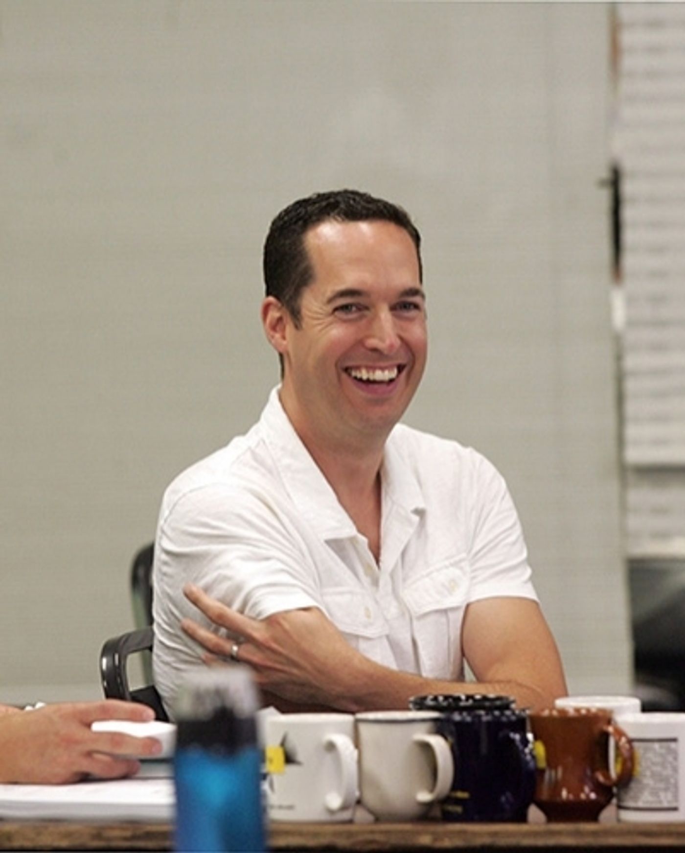 Photo Flash: First Read-Through of Goodspeed's IT'S A WONDERFUL LIFE - Duke Lafoon, Ed Dixon, Josh Franklin, Kirsten Scott and More!  Image