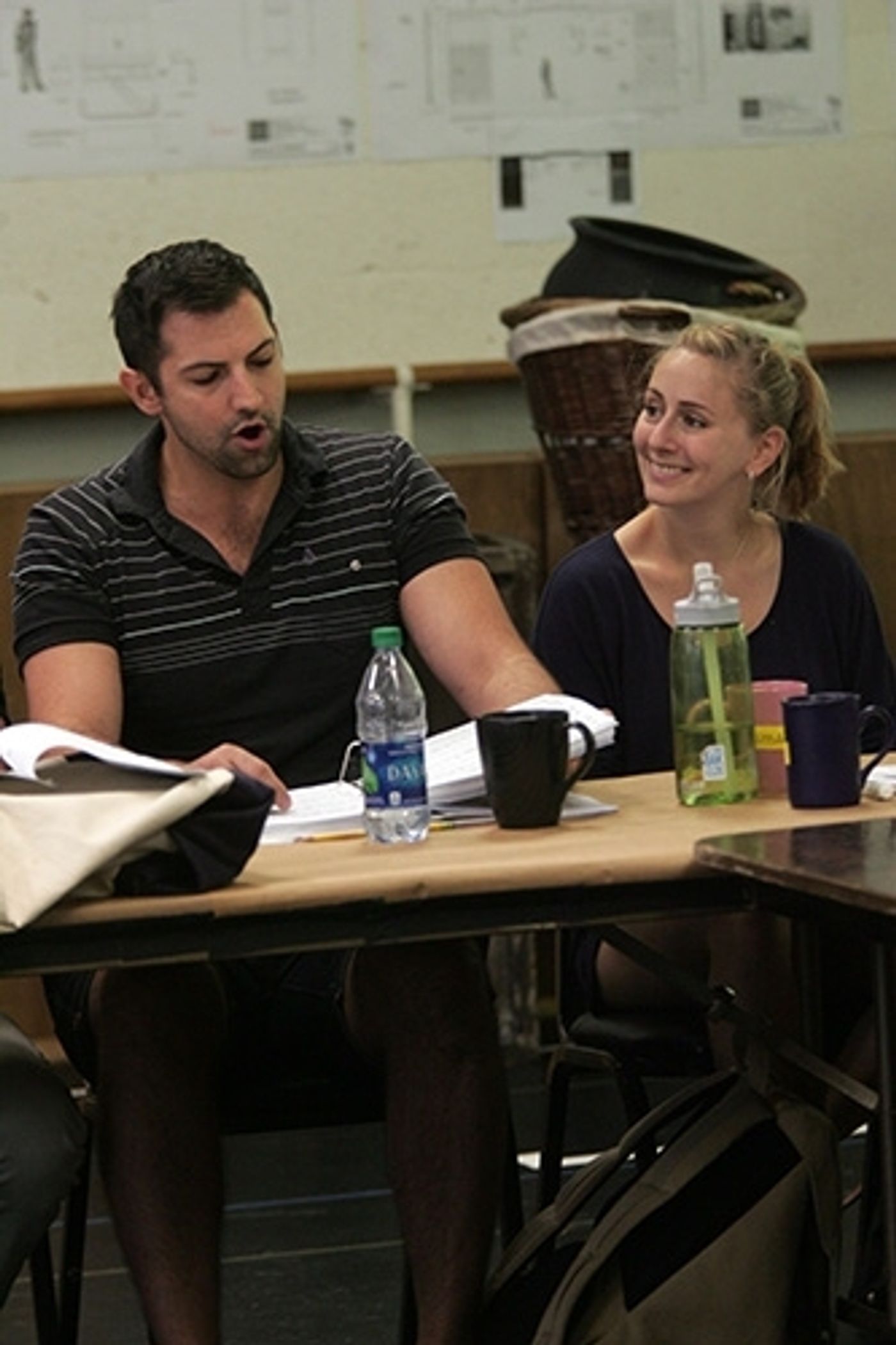 Photo Flash: First Read-Through of Goodspeed's IT'S A WONDERFUL LIFE - Duke Lafoon, Ed Dixon, Josh Franklin, Kirsten Scott and More!  Image