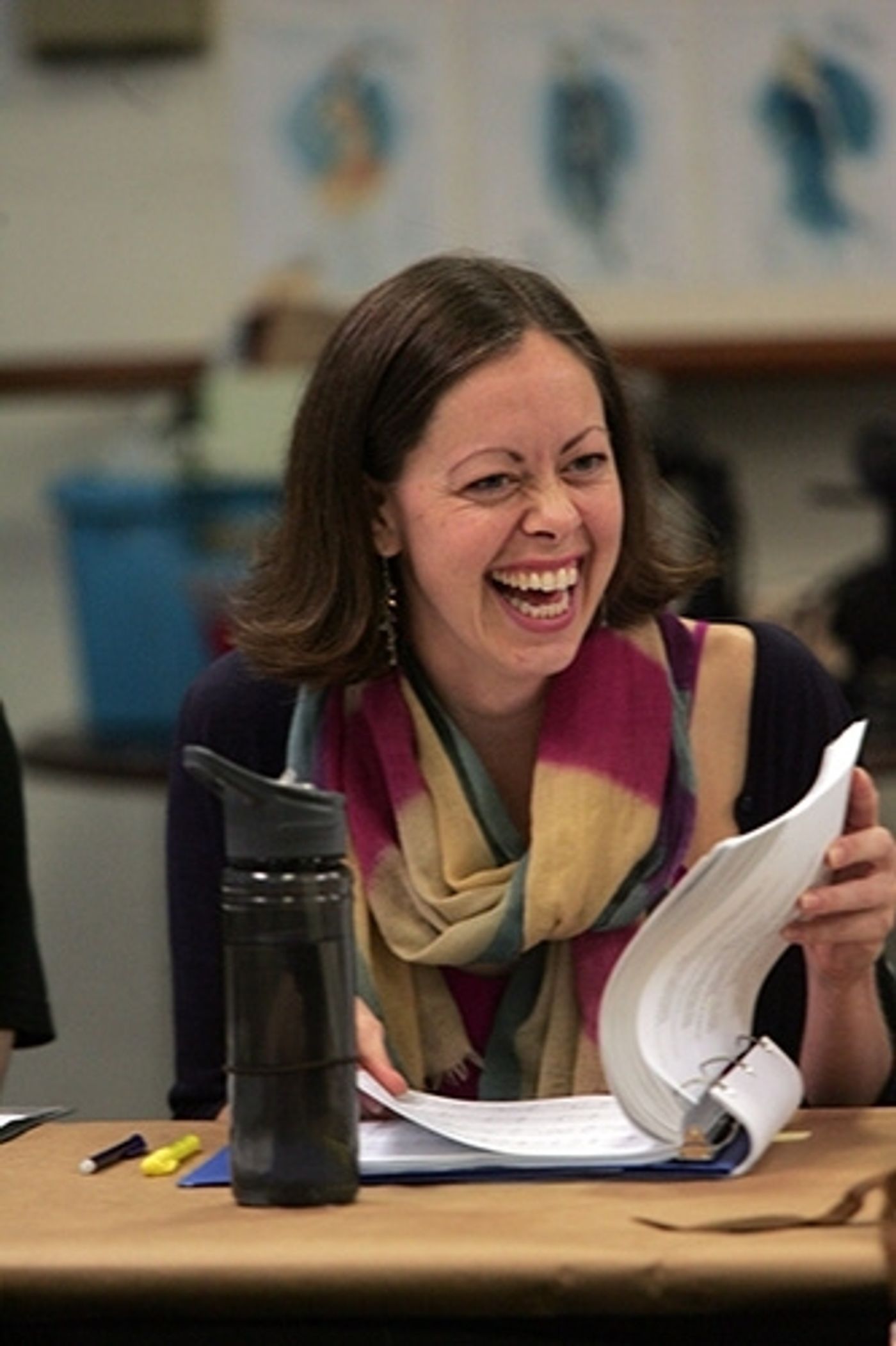 Photo Flash: First Read-Through of Goodspeed's IT'S A WONDERFUL LIFE - Duke Lafoon, Ed Dixon, Josh Franklin, Kirsten Scott and More!  Image