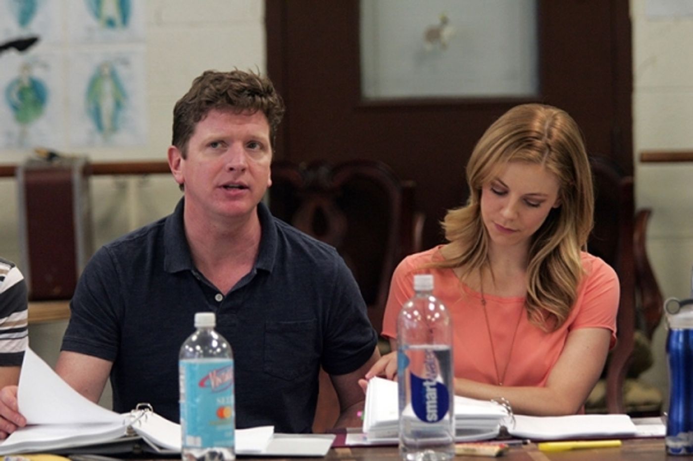 Photo Flash: First Read-Through of Goodspeed's IT'S A WONDERFUL LIFE - Duke Lafoon, Ed Dixon, Josh Franklin, Kirsten Scott and More!  Image