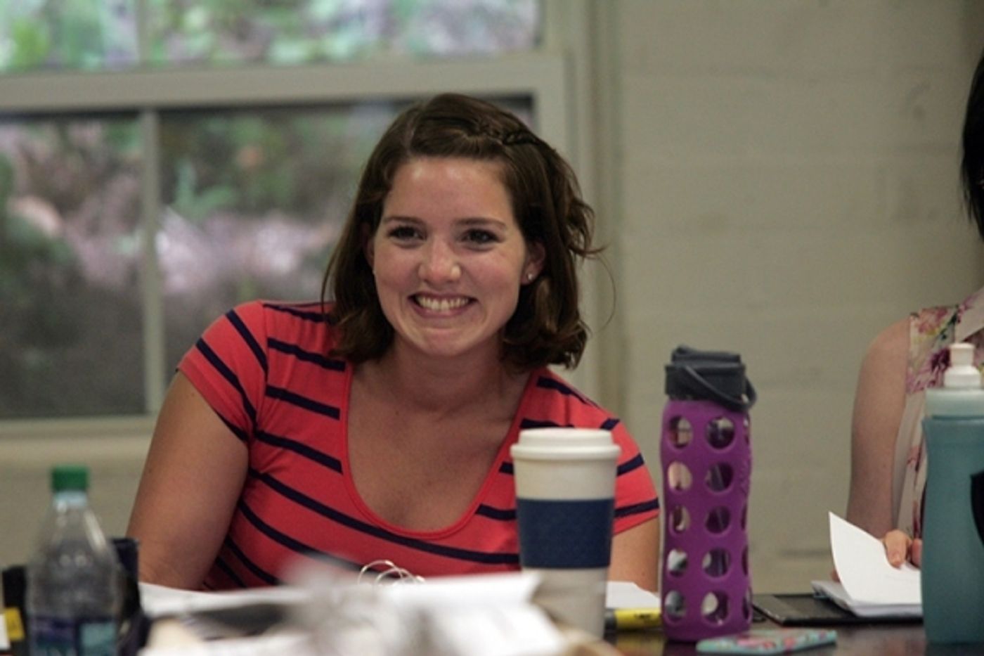 Photo Flash: First Read-Through of Goodspeed's IT'S A WONDERFUL LIFE - Duke Lafoon, Ed Dixon, Josh Franklin, Kirsten Scott and More!  Image