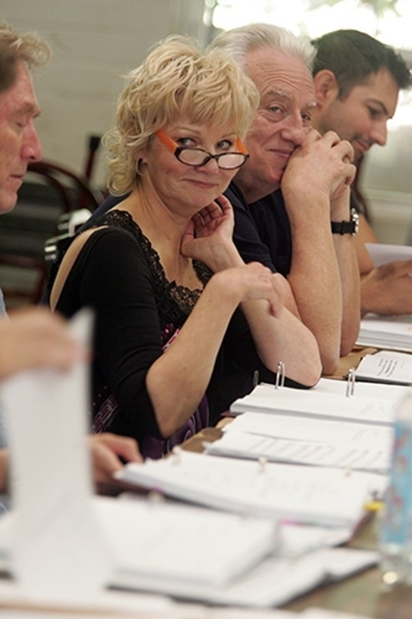 Photo Flash: First Read-Through of Goodspeed's IT'S A WONDERFUL LIFE - Duke Lafoon, Ed Dixon, Josh Franklin, Kirsten Scott and More!  Image