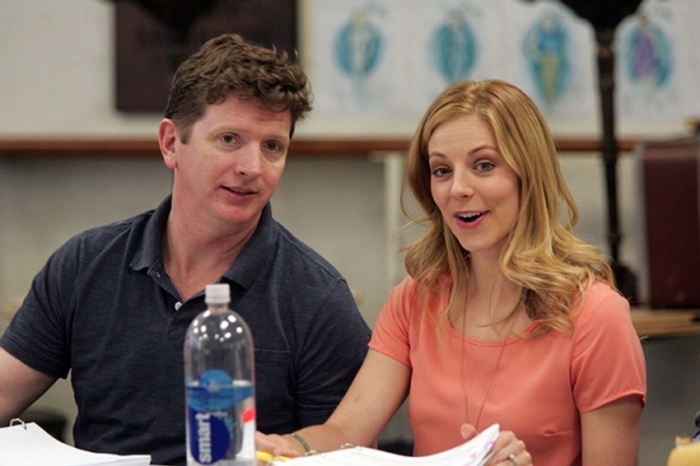 Photo Flash: First Read-Through of Goodspeed's IT'S A WONDERFUL LIFE - Duke Lafoon, Ed Dixon, Josh Franklin, Kirsten Scott and More!  Image