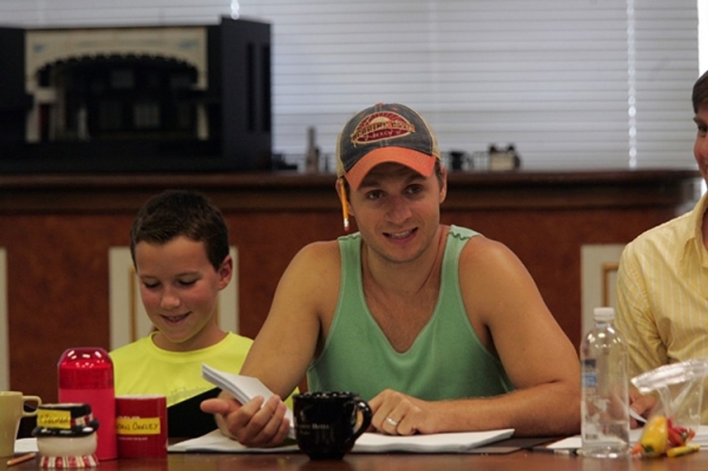 Photo Flash: First Read-Through of Goodspeed's IT'S A WONDERFUL LIFE - Duke Lafoon, Ed Dixon, Josh Franklin, Kirsten Scott and More!  Image