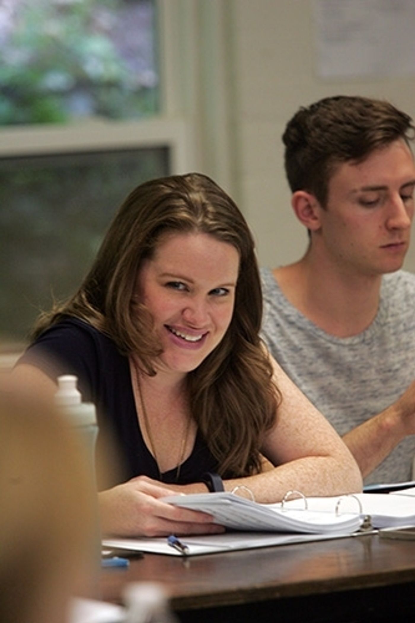 Photo Flash: First Read-Through of Goodspeed's IT'S A WONDERFUL LIFE - Duke Lafoon, Ed Dixon, Josh Franklin, Kirsten Scott and More!  Image