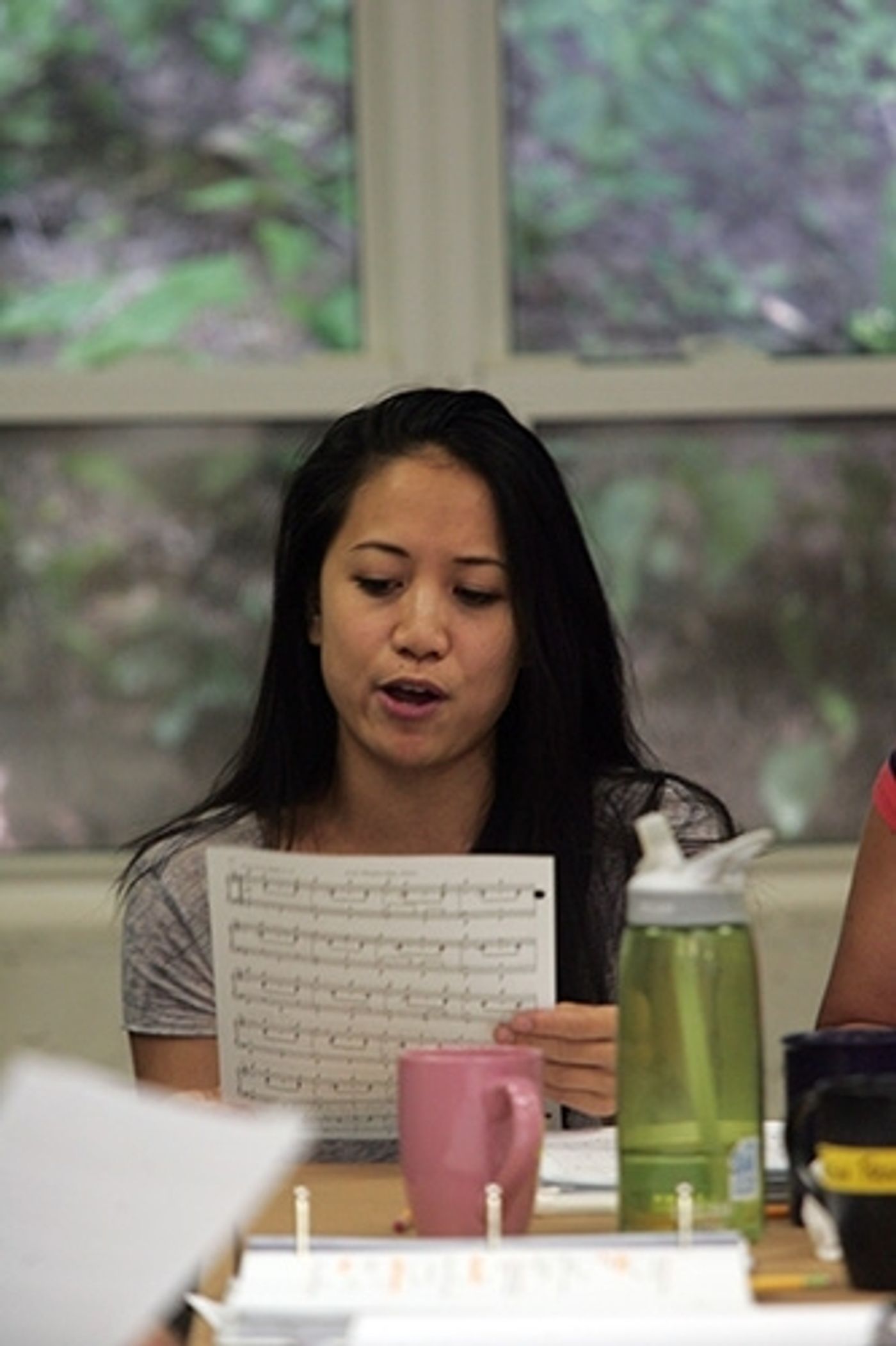 Photo Flash: First Read-Through of Goodspeed's IT'S A WONDERFUL LIFE - Duke Lafoon, Ed Dixon, Josh Franklin, Kirsten Scott and More!  Image