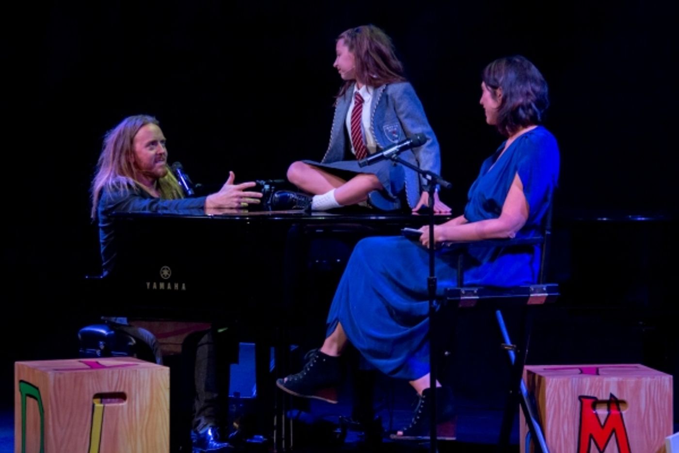 Photo Coverage: Tim Minchin Celebrates MATILDA'S 1000th Performance at the Piano!  Image