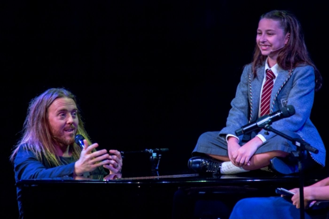 Photo Coverage: Tim Minchin Celebrates MATILDA'S 1000th Performance at the Piano!  Image