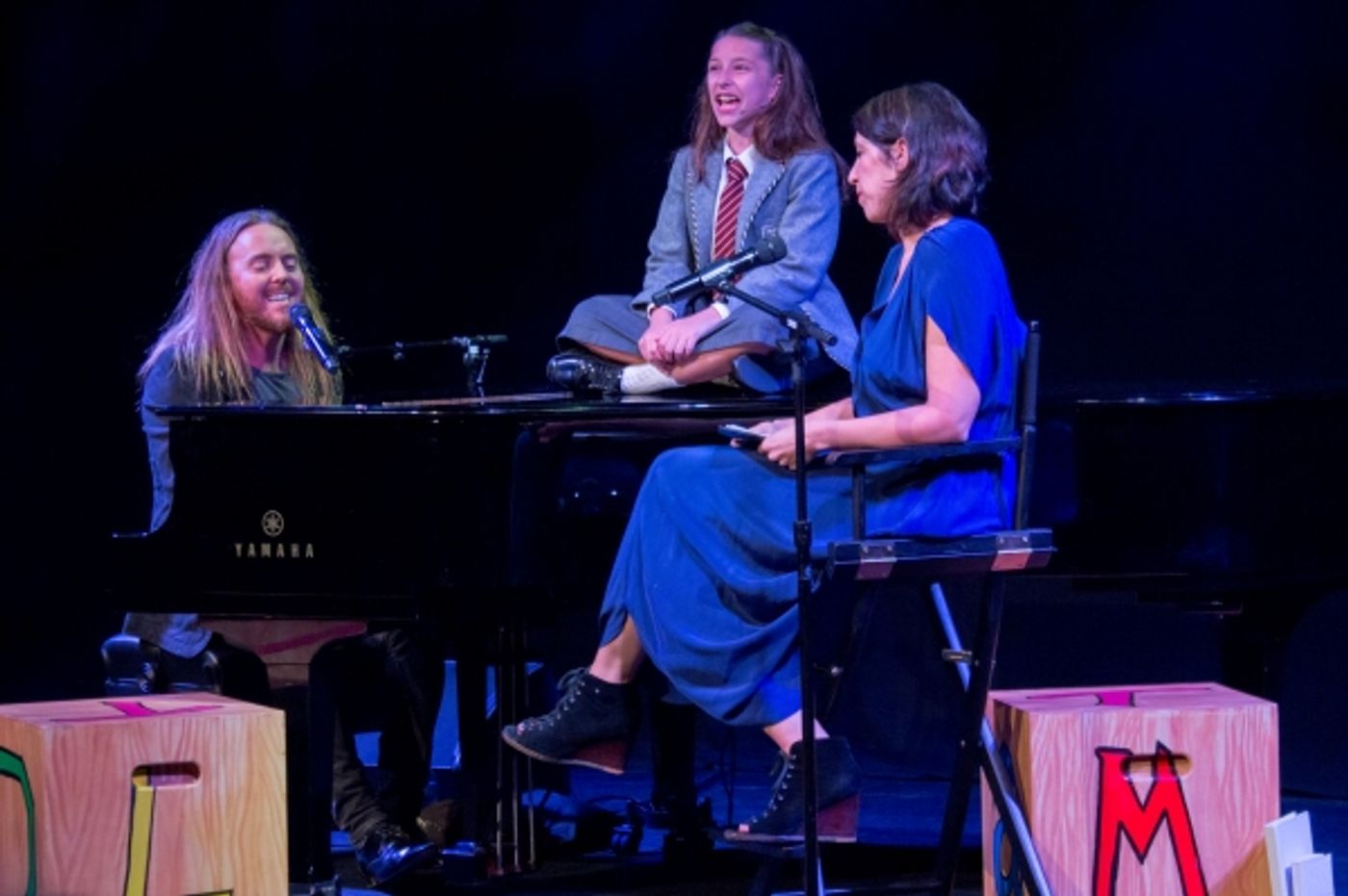 Photo Coverage: Tim Minchin Celebrates MATILDA'S 1000th Performance at the Piano!  Image