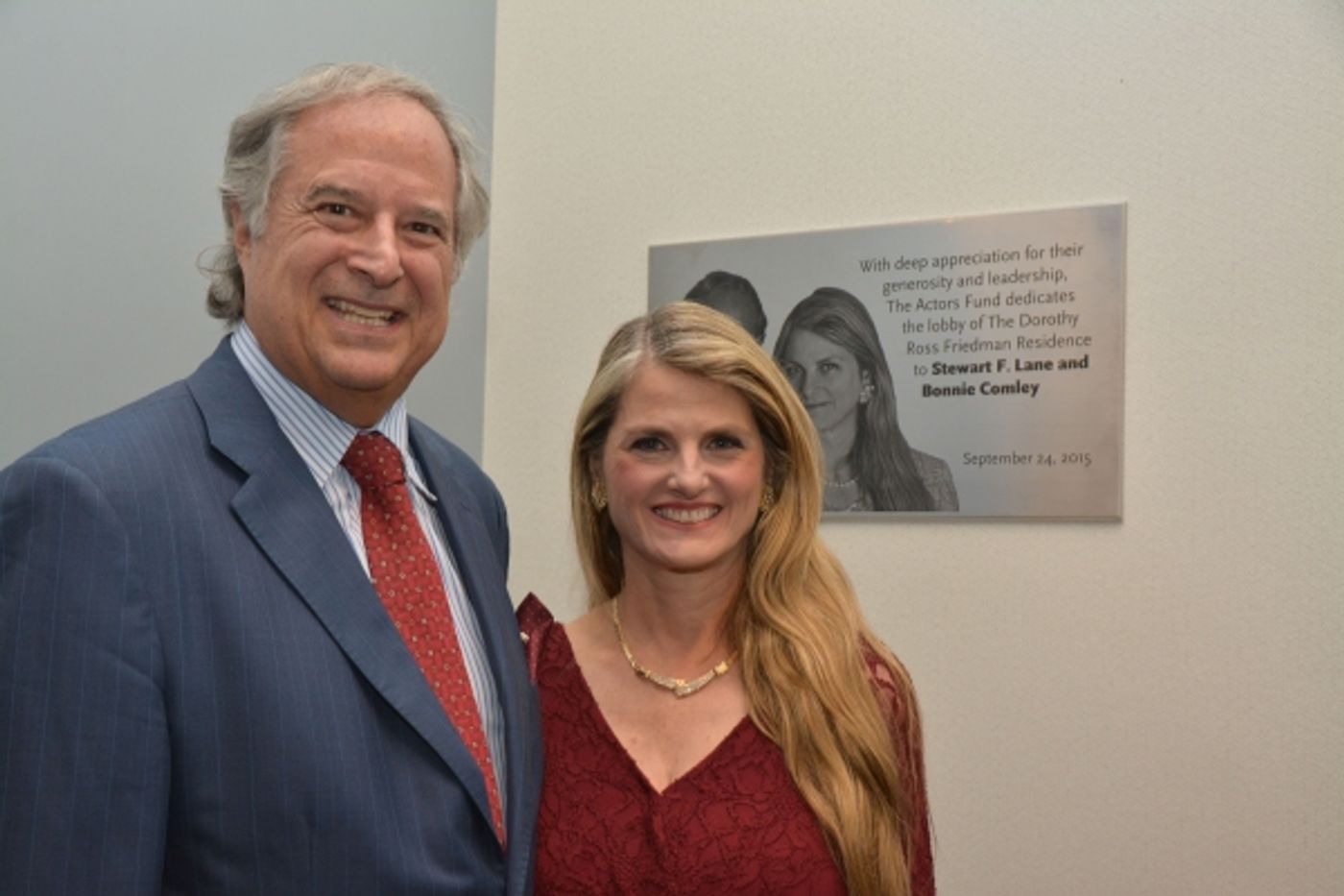 Photo Coverage: Actors Fund Dedicates The Dorothy Ross Friedman Residence Photo Coverage: Actors Fund Dedicates The Dorothy Ross Friedman Residence Image