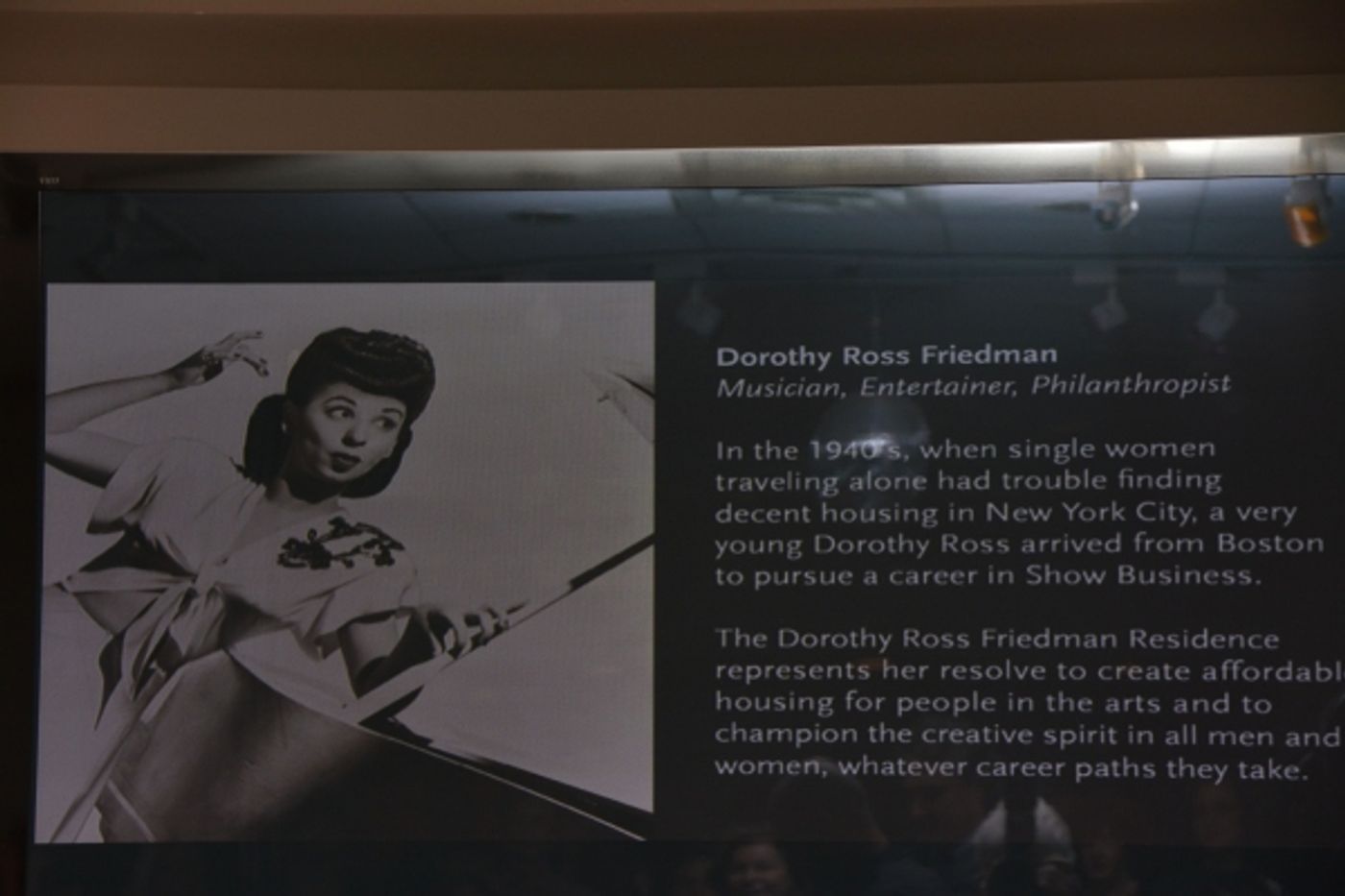 Photo Coverage: Actors Fund Dedicates The Dorothy Ross Friedman Residence Photo Coverage: Actors Fund Dedicates The Dorothy Ross Friedman Residence Image