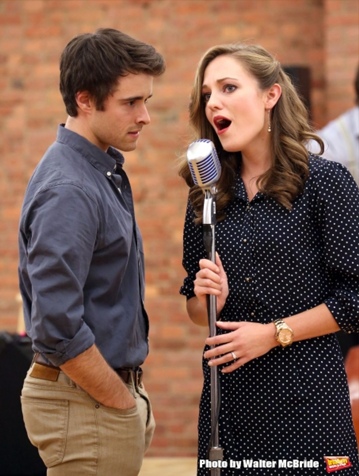 Photo Coverage: Paper Mill Playhouse's THE BANDSTAND Cast Gives Performance Sneak Peek!  Image