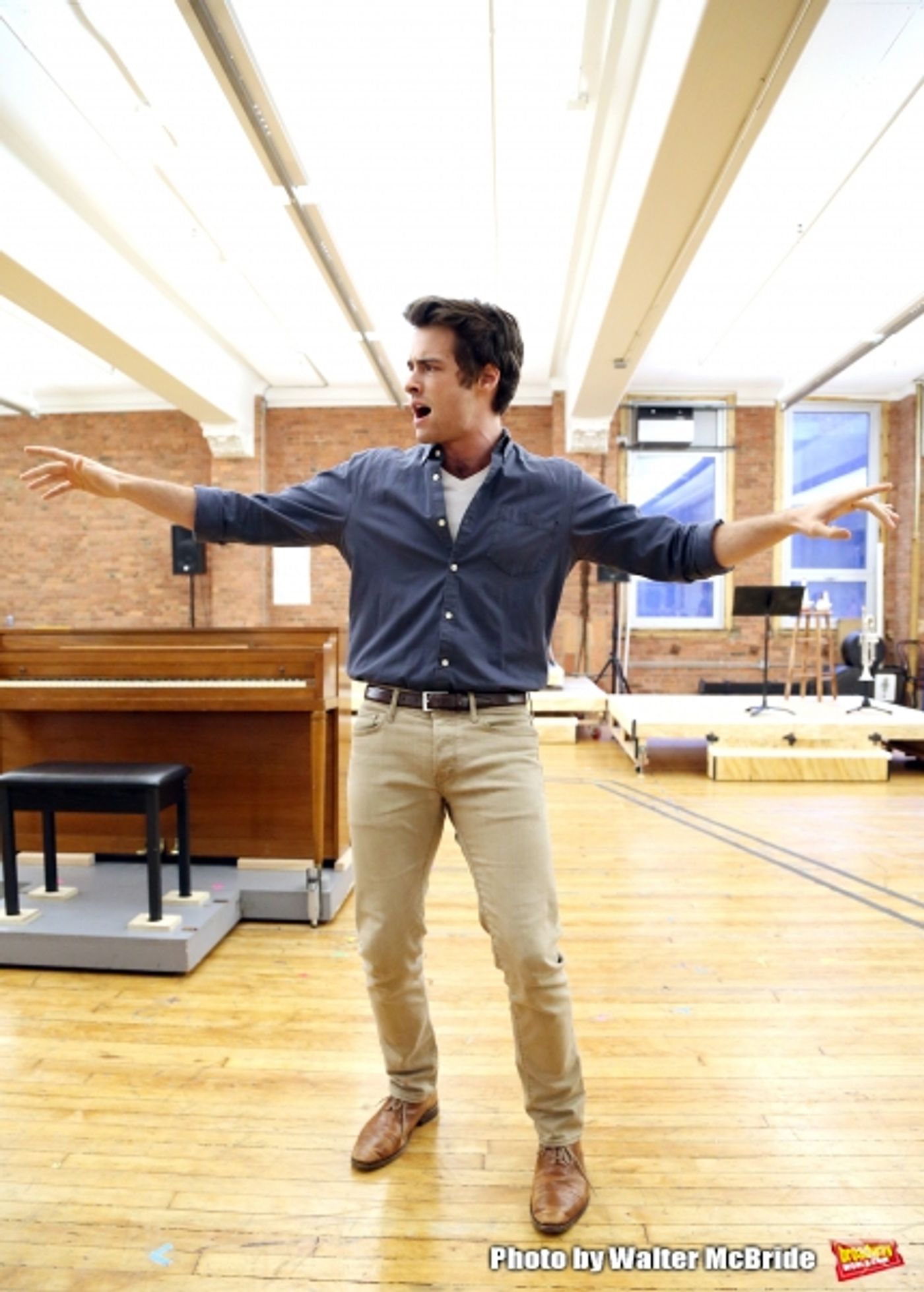 Photo Coverage: Paper Mill Playhouse's THE BANDSTAND Cast Gives Performance Sneak Peek!  Image