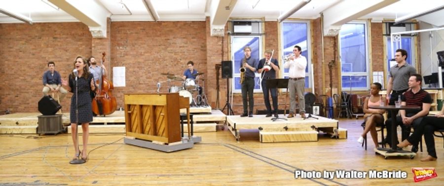 Photo Coverage: Paper Mill Playhouse's THE BANDSTAND Cast Gives Performance Sneak Peek! Image