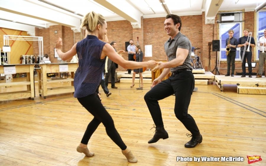Photo Coverage: Paper Mill Playhouse's THE BANDSTAND Cast Gives Performance Sneak Peek! Image