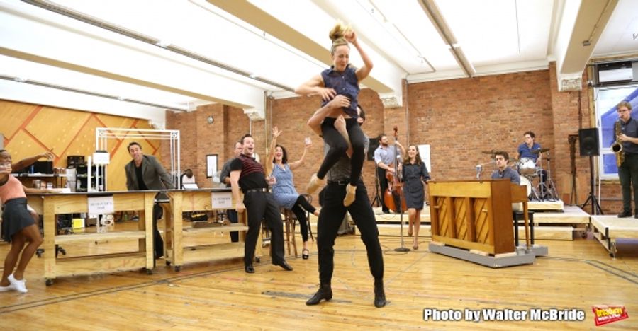 Photo Coverage: Paper Mill Playhouse's THE BANDSTAND Cast Gives Performance Sneak Peek! Image