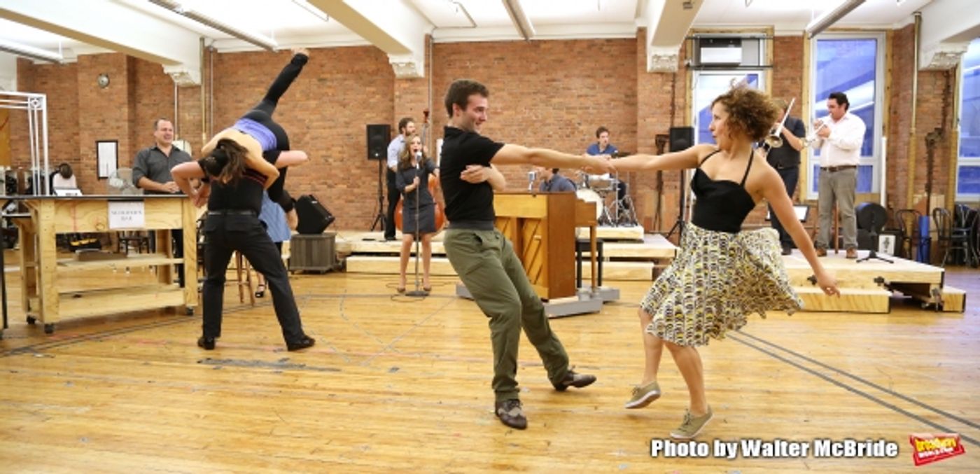 Photo Coverage: Paper Mill Playhouse's THE BANDSTAND Cast Gives Performance Sneak Peek!  Image