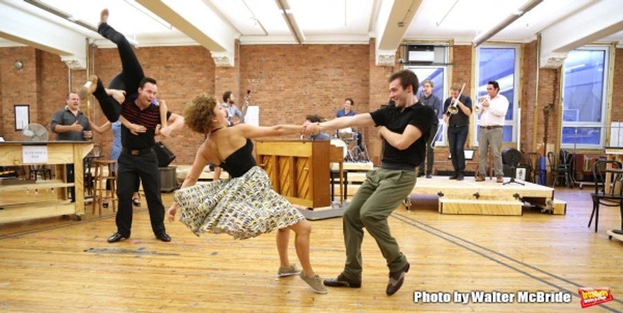 Photo Coverage: Paper Mill Playhouse's THE BANDSTAND Cast Gives Performance Sneak Peek! Image