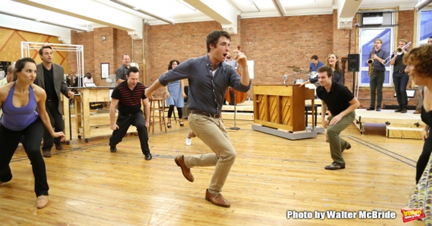 Photo Coverage: Paper Mill Playhouse's THE BANDSTAND Cast Gives Performance Sneak Peek!  Image