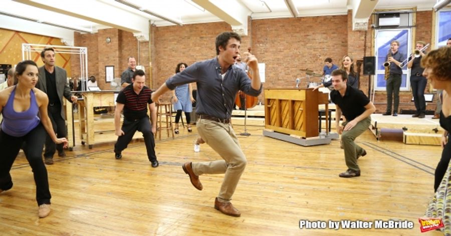 Photo Coverage: Paper Mill Playhouse's THE BANDSTAND Cast Gives Performance Sneak Peek! Image