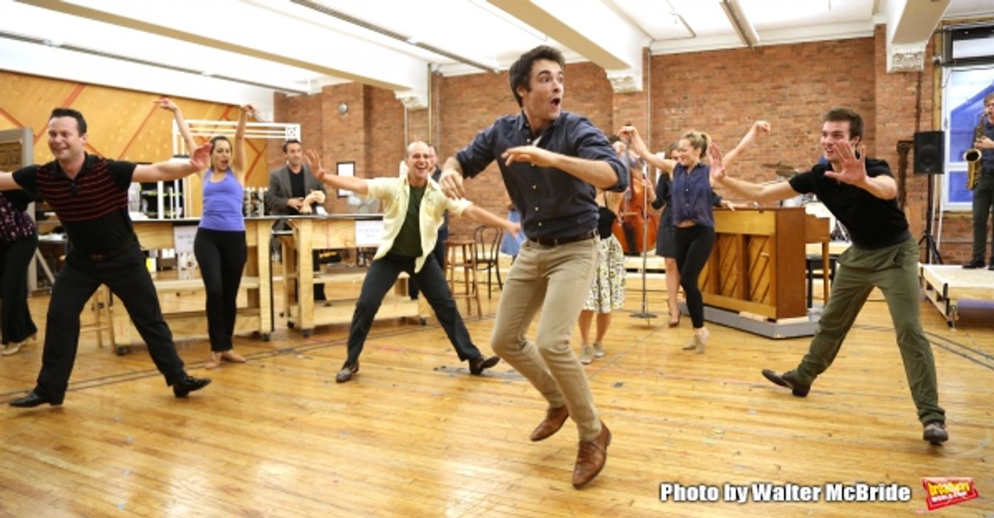 Photo Coverage: Paper Mill Playhouse's THE BANDSTAND Cast Gives Performance Sneak Peek!  Image