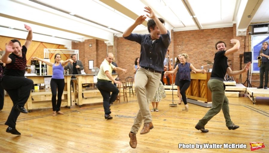 Photo Coverage: Paper Mill Playhouse's THE BANDSTAND Cast Gives Performance Sneak Peek! Image