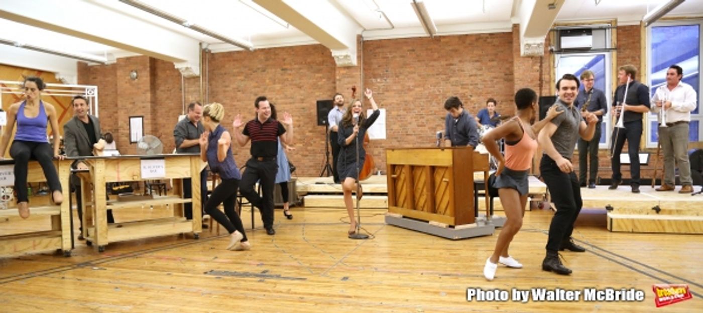 Photo Coverage: Paper Mill Playhouse's THE BANDSTAND Cast Gives Performance Sneak Peek!  Image