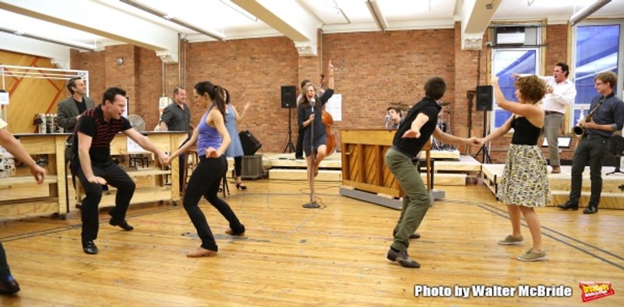 Photo Coverage: Paper Mill Playhouse's THE BANDSTAND Cast Gives Performance Sneak Peek! Image